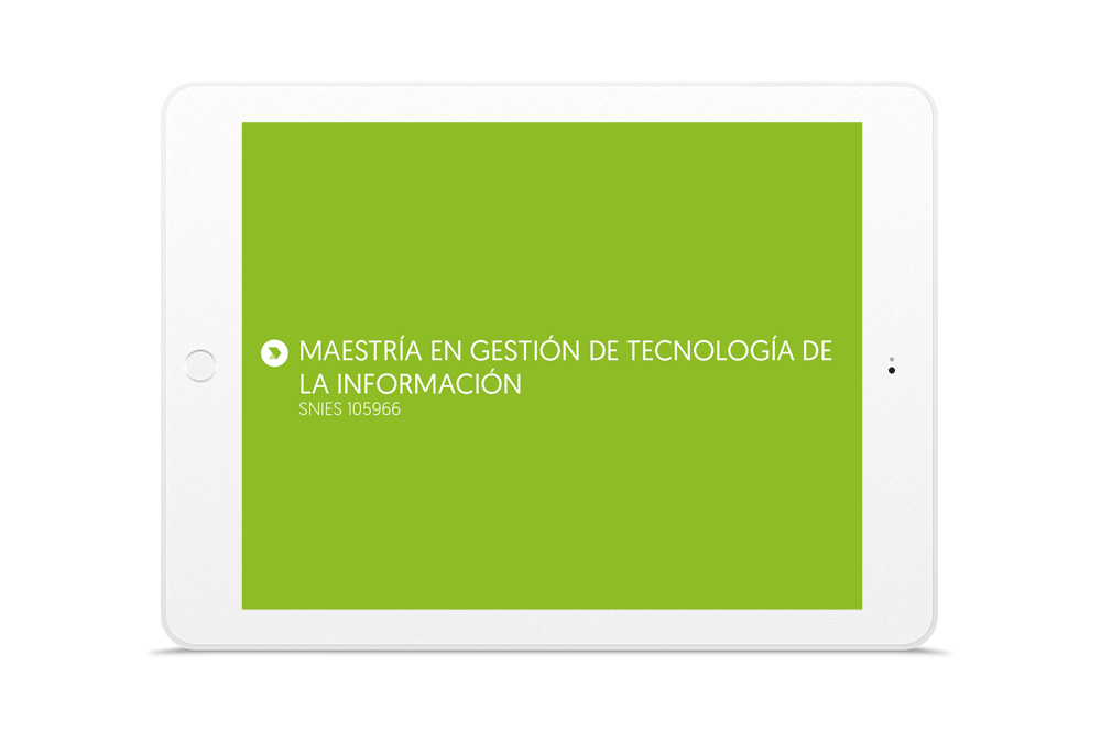 MAESTRÍA EN GESTIÓN DE TECNOLOGÍA DE LA INFORMACIÓN