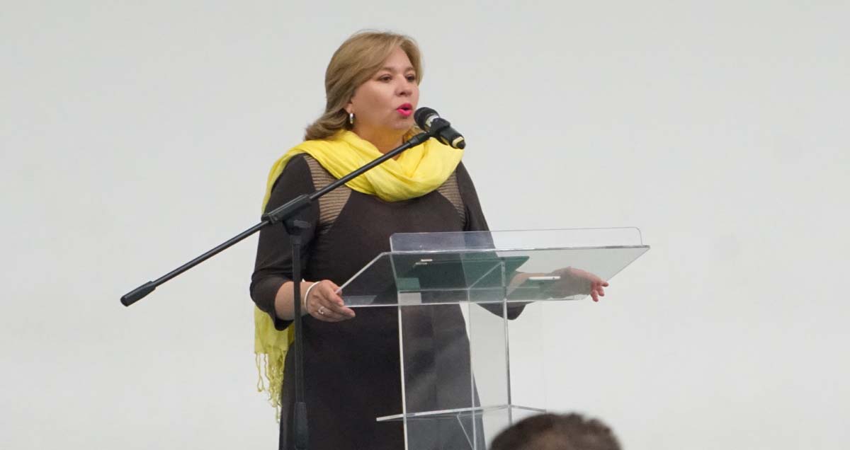 La directora de Extensión del TdeA, Daryeny Parada Giraldo