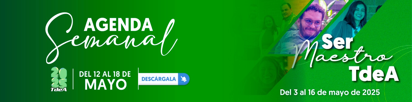 AGENDA SEMANAL DEL 12 AL 18 DE MAYO