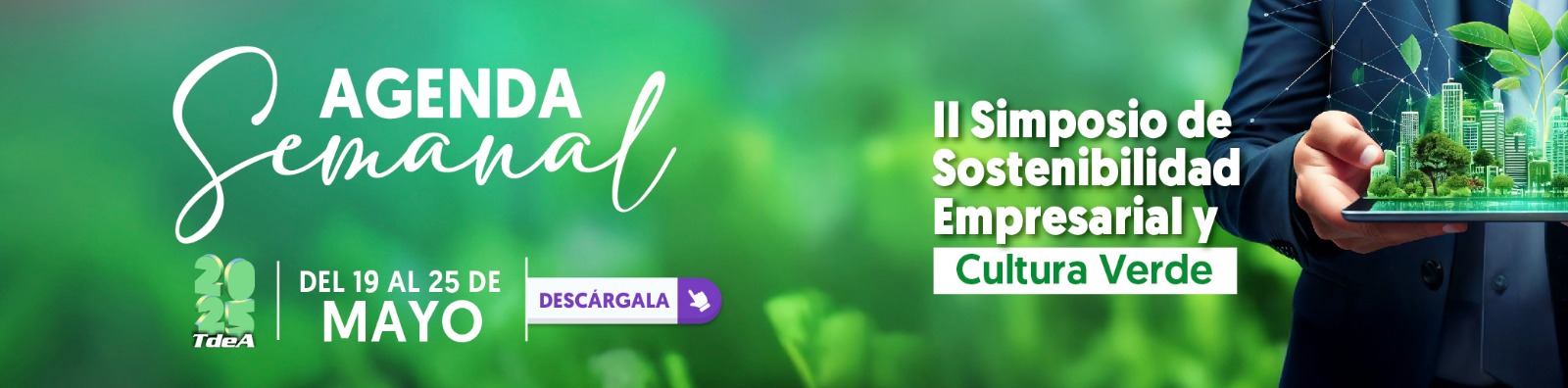 AGENDA SEMANAL DEL 19 AL 25 DE MAYO