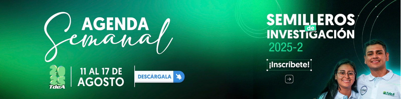 AGENDA SEMANAL DEL 11 AL17 DE AGOSTO