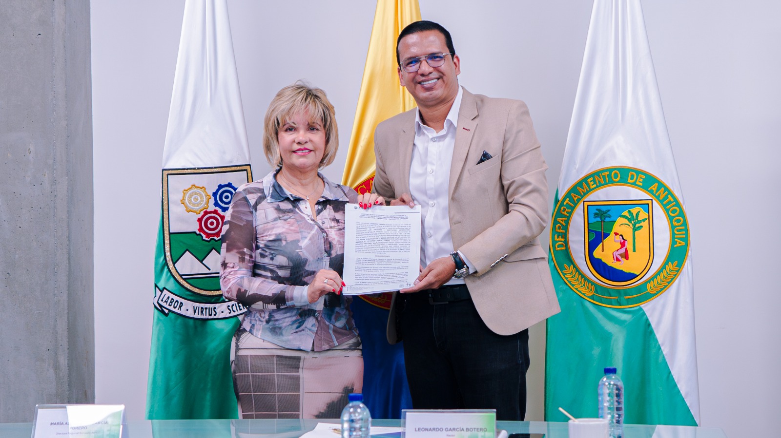 María Alexandra García Forero y Leonardo García Botero