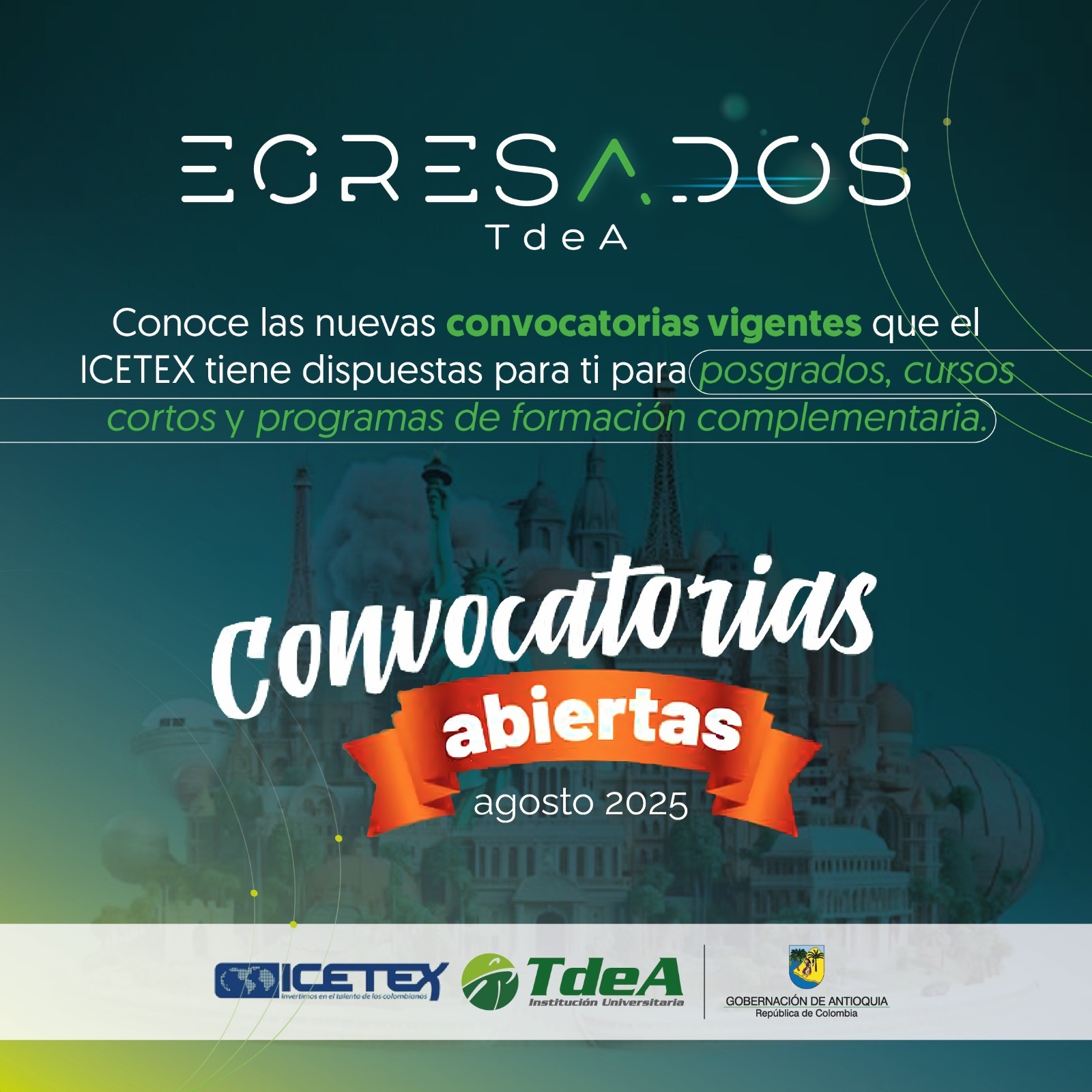Convocatorias abiertas - Agosto 2025