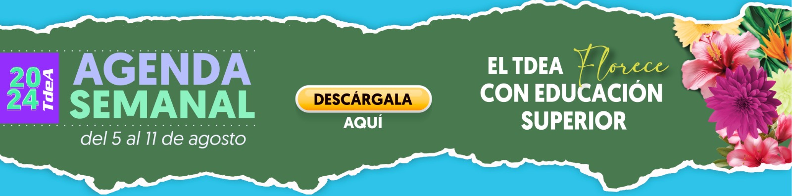AGENDA SEMANA DEL 5 AL 11 DE AGOSTO