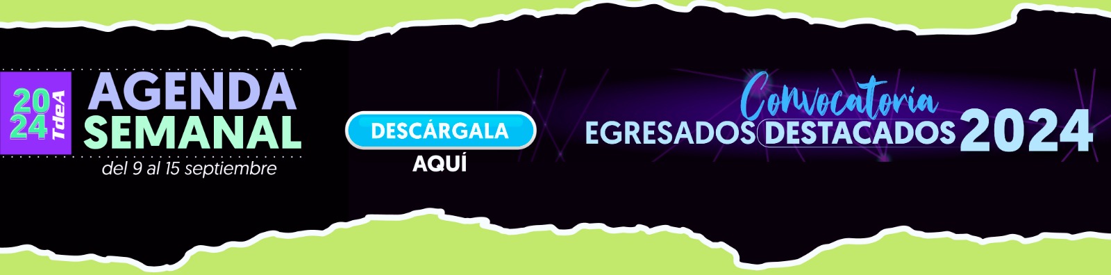AGENDA SEMANA DEL 9 AL 15 DE SEPTIEMBRE