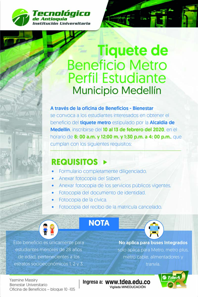 Tiquete Metro