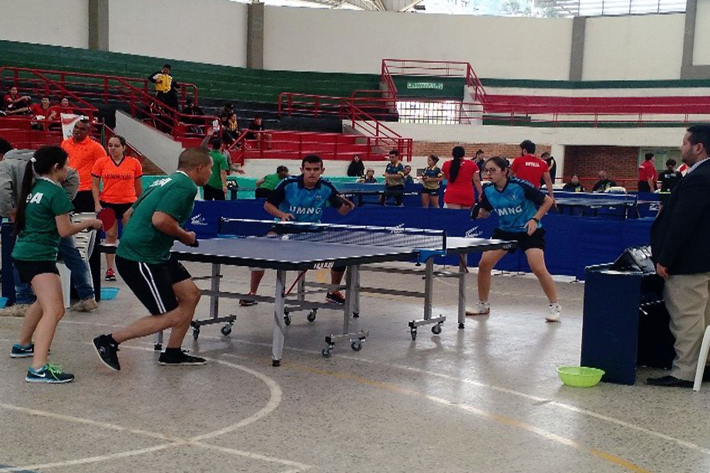 Selección de tenis de mesa masculino y femenino