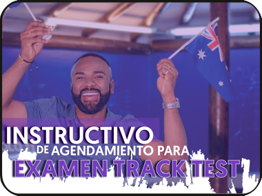 Instructivo de agendamiento para examen Track Test