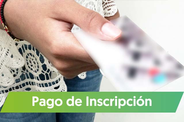 Continúa con el pago de la inscripción