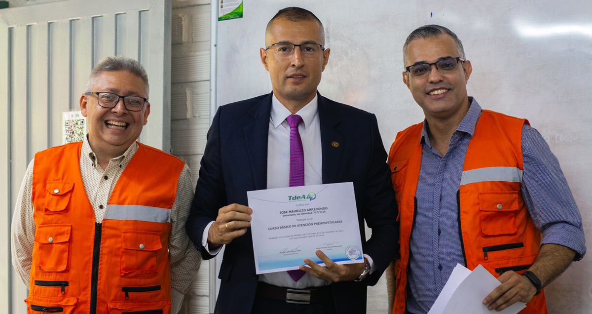 Capacitación de la Brigada de Emergencia del TdeA