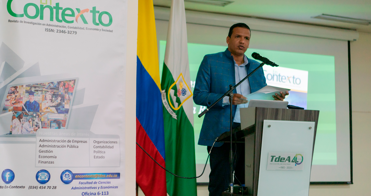 Leonardo García Botero, Rector de la Institución Universitaria.