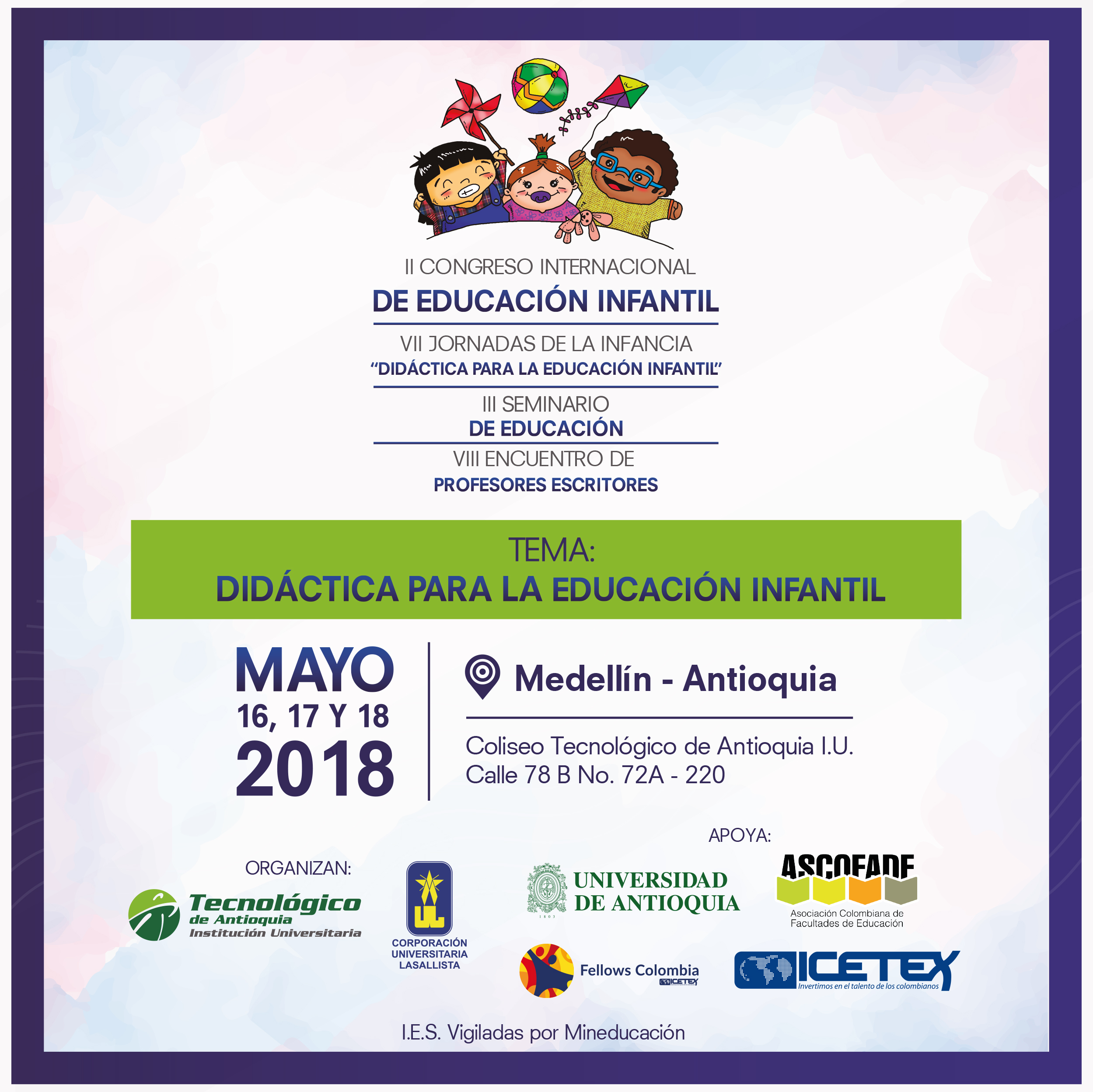 Invitación al II Congreso de Educación Infantil 